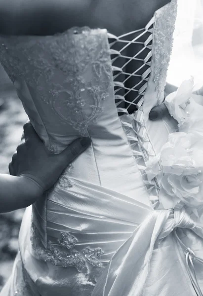 Сукня нареченої — стокове фото