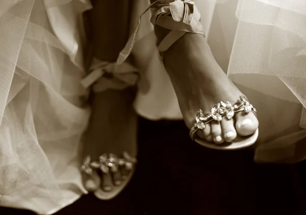 Γαμήλια παπούτσια — Φωτογραφία Αρχείου