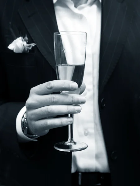 Szklanka szampana — Zdjęcie stockowe