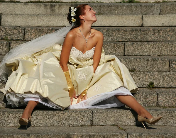 Bella sposa — Foto Stock