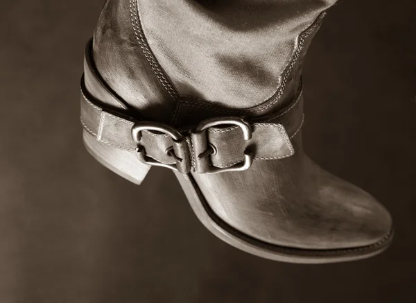 Stiefel des Cowboys — Stockfoto