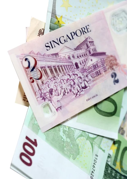 Två singapore-dollar — Stockfoto