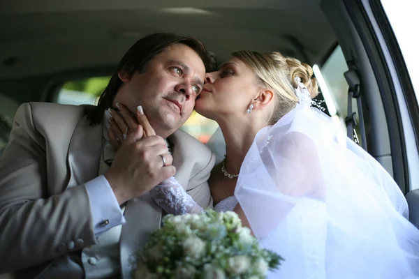 Newly married pair — Stock Photo, Image