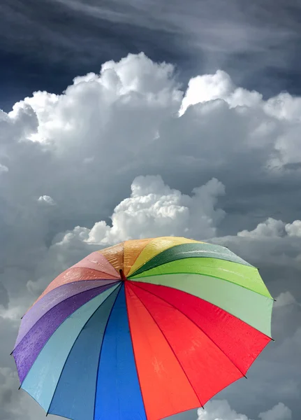 무지개 우산 — 스톡 사진