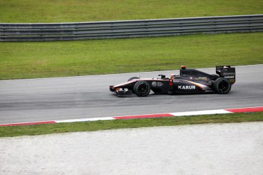 Sepang F1. April 2010 clipart