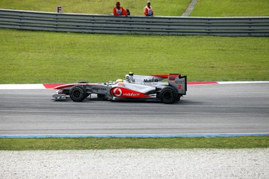 Sepang F1. April 2010 clipart