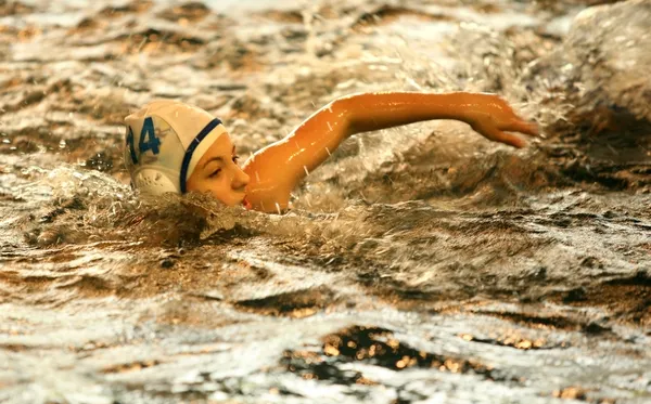 Action swimmer — Stock Photo, Image