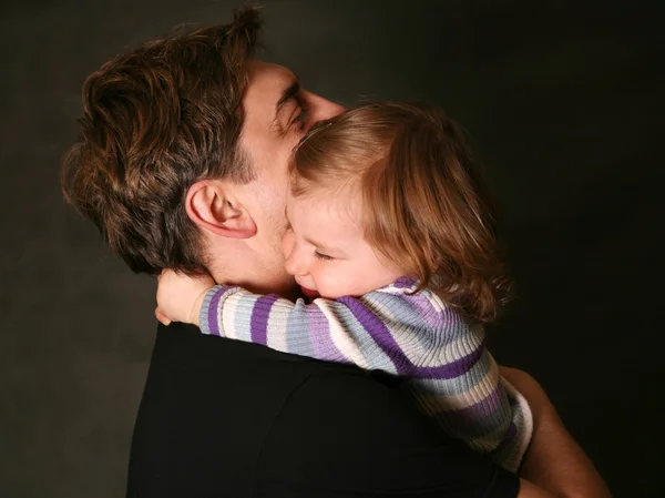 Córka i ojciec — Zdjęcie stockowe