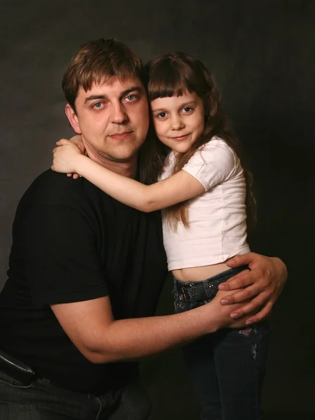 Батько і дочка — стокове фото
