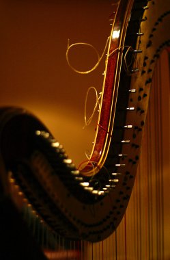 Detail of harp clipart