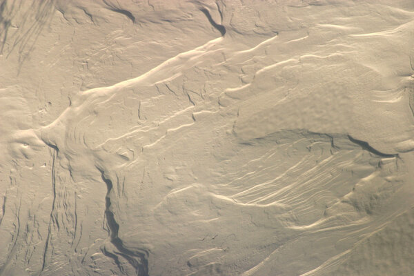 Real snow background from russia