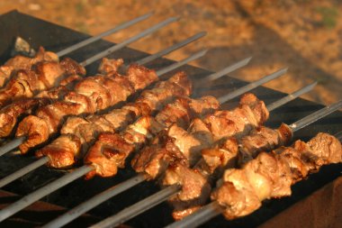 Shish a grill clipart