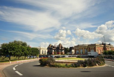 Deauville architecture France clipart