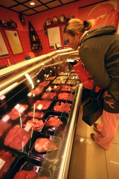 Sklep mięsny — Zdjęcie stockowe