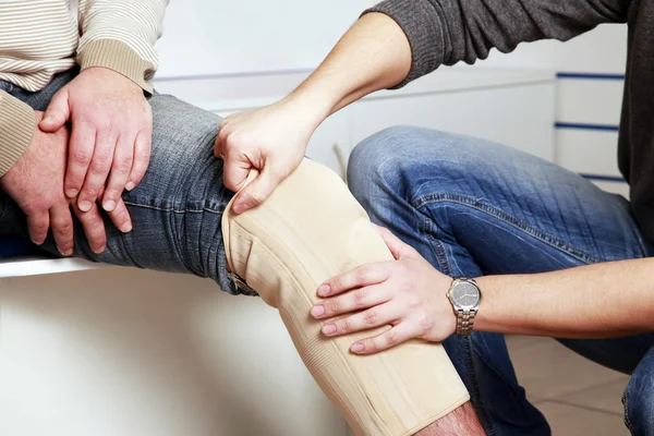 Patella knee support — Stock Photo, Image