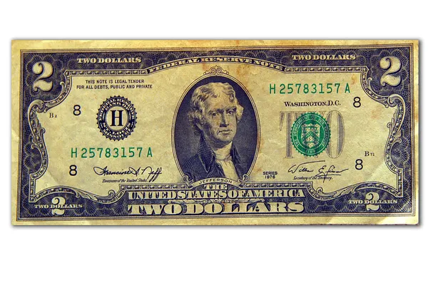 stock image Two dollars