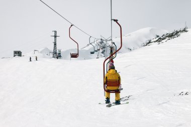 Ski lift clipart