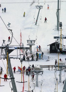 Ski lift. clipart