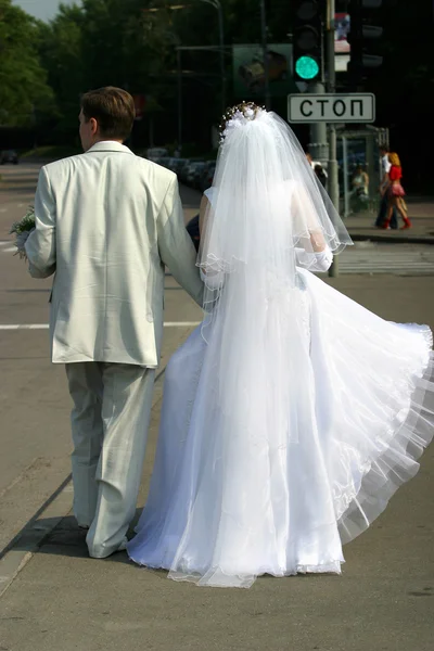 Pareja recién casada — Foto de Stock