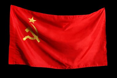 Soviet flag clipart