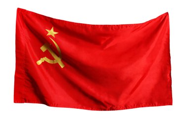 Soviet flag clipart