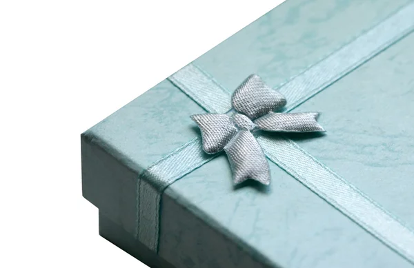 Box with a bow — Stock Photo, Image