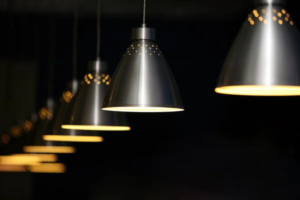 Металеві лампи — стокове фото