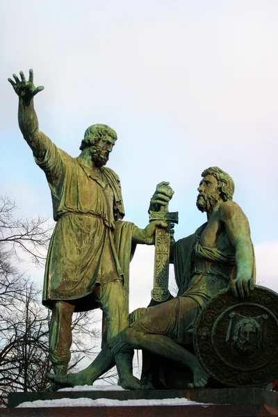 記念碑ミーニンと pojarsky — ストック写真