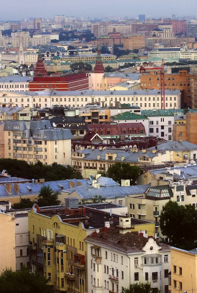 Вид на Москву сверху — стоковое фото
