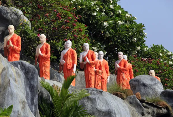 Monges estátuas — Fotografia de Stock