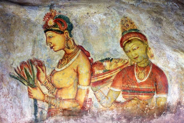 Fresco de Sigiriya — Foto de Stock