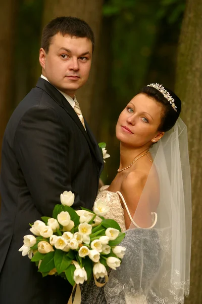 Frisch verheiratetes Paar — Stockfoto