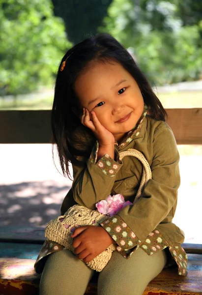 Criança coreana — Fotografia de Stock