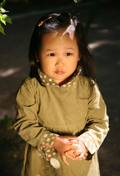 Menina coreana bonita — Fotografia de Stock