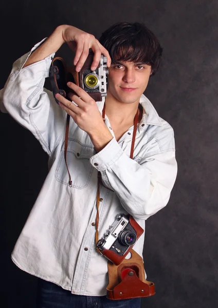 Old cameras — Stock Photo, Image