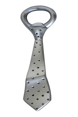 Bottle opener shaped like a tie clipart