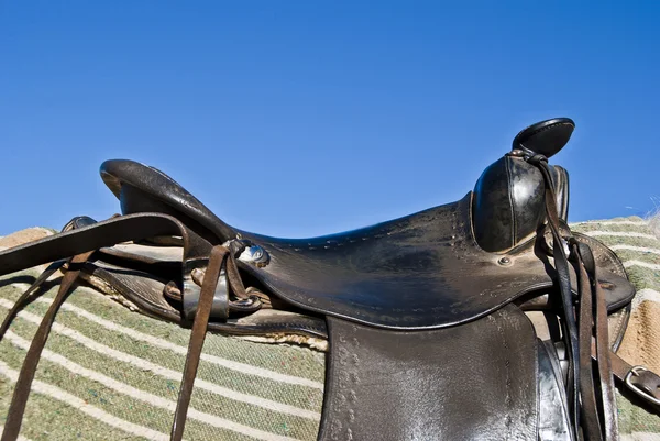 Detail van het zadel van een paard — Stockfoto