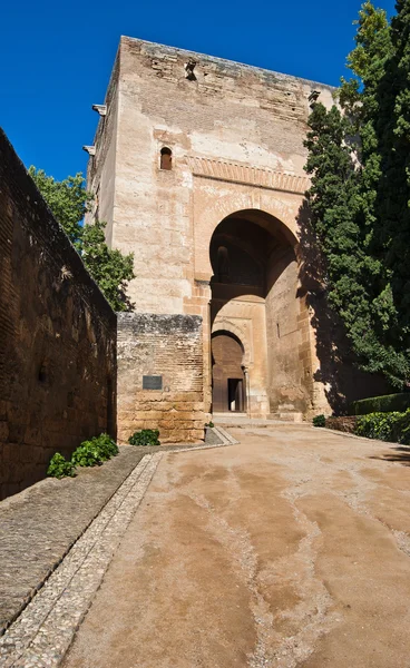 Poort van Justitie, het alhambra — Stockfoto