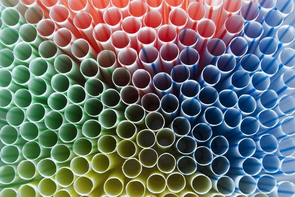 Colored straws — Stock Photo, Image
