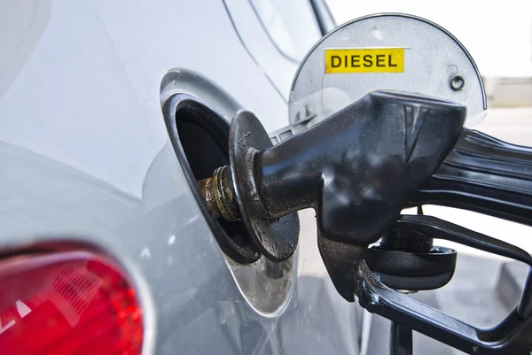 Gasoline refueling — Stock Photo, Image