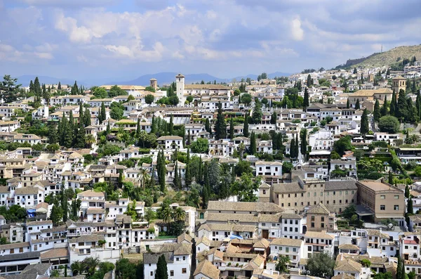 Famosa Albaicina de Granada, declarada Patrimonio de la Humanidad —  Fotos de Stock