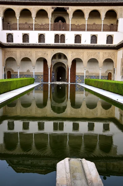 Alhambra palace at Granada Spai — Stok fotoğraf