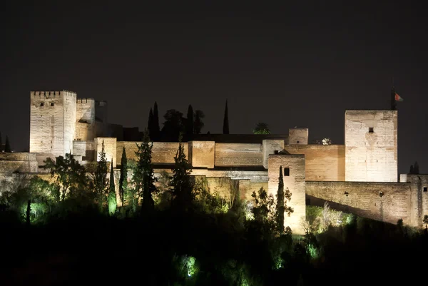 Vue sur la forteresse de l'Alhambra — Photo