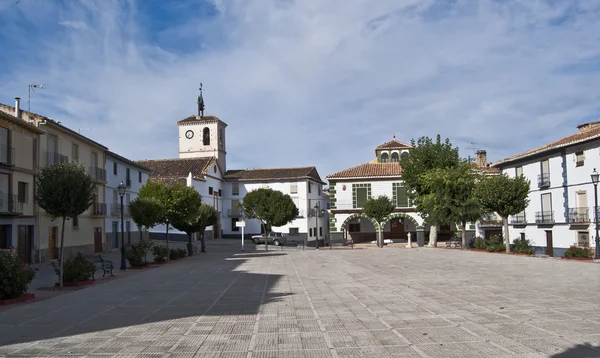Square of the town of Gor, Granada — Stock Photo, Image