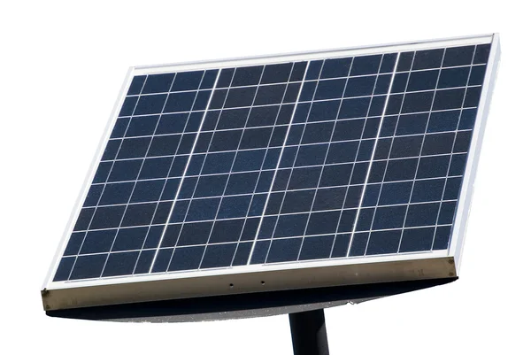 Solar panel on white background — Stock Photo, Image