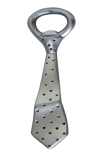 Bottle opener shaped like a tie — Stock Photo, Image