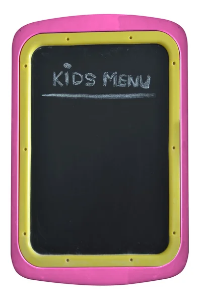 Tablica z menu dla dzieci — Zdjęcie stockowe