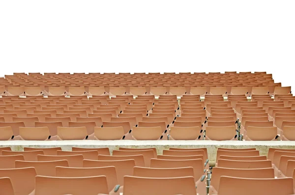 Beyaz boşluk sahne tiyatro koltukları — Stok fotoğraf