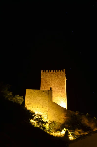 Château de Cazorla la nuit — Photo