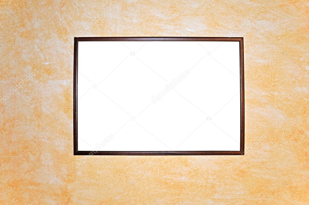 Blank frame on the wall color